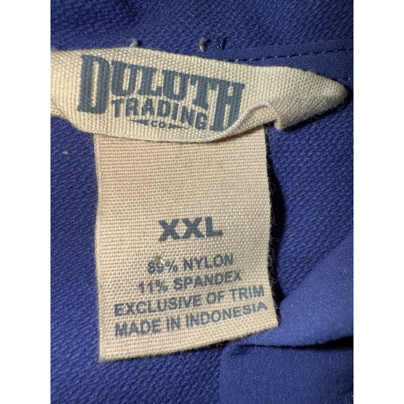 Duluth Trading felxpidition Hooded‎ Shirt Jacket Snap Front Pockets XXL purple - Picture 5 of 7